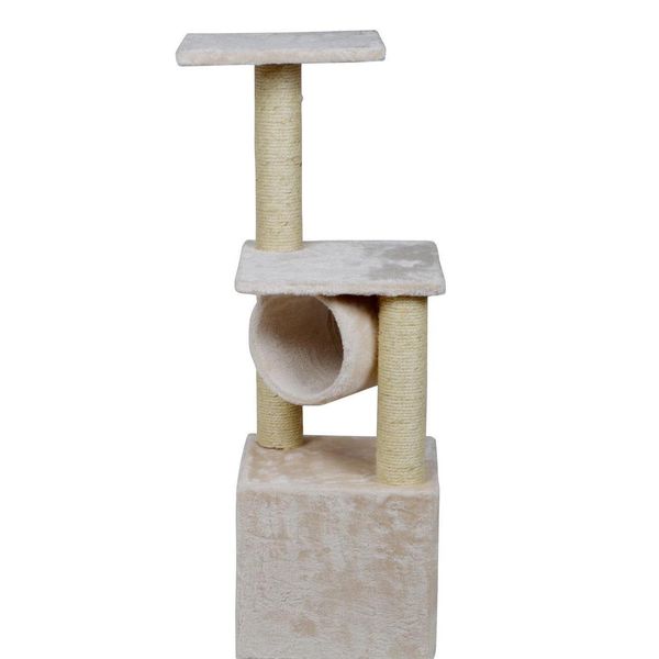 

deluxe cat tree 36" condo furniture scratching post kitten jllktt ladyshome