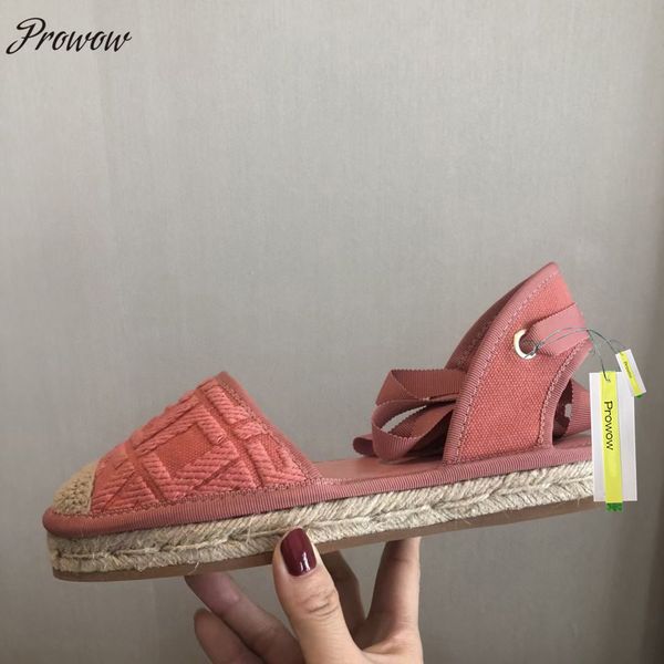 

official website 70% off outlet ollymurs new summer gladiator lace up luxury brand women sandals letter embroidery flats, Black