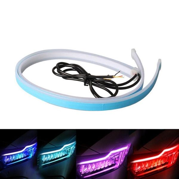 

car headlights two-color led light bar steering headlamps silicon strip
