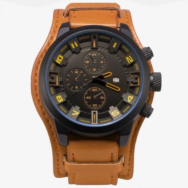 

wristwatches cool men's sport watch, Slivery;brown