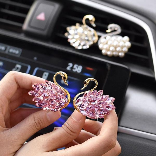 

car air freshener diffuser cute couple doll perfume conditioner aroma auto accessories for girlfri