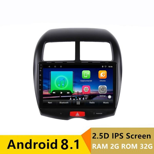 

player 10" 2.5d ips android 10.0 car dvd multimedia gps for mitsubishi asx 2010 2012-2014-2021 audio radio stereo navigation