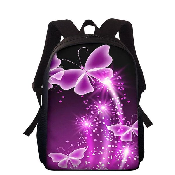 

backpack hycool women butterfly print female travel lapbags school kids schoolbag book bag ladies zipper mochila children