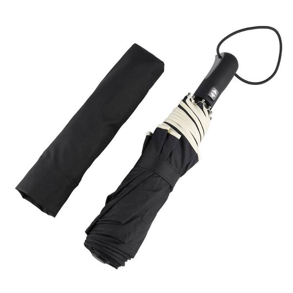 

umbrellas ergonomic handle foldable tear-resistant waterproof extra thick steel ribs strecher 190t pongee auto on & off umbrella