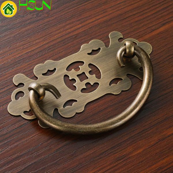 

2.5'' 3.75'' 5'' antique bronze crack door pulls handles oval gem ceramic knobs kitchen cabinet drawer knobs f