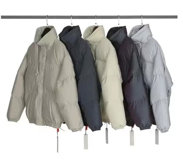 

men down winter fashion puffer jacket mans women letter printed jackets coat men designer zipper streetwear coats, Black