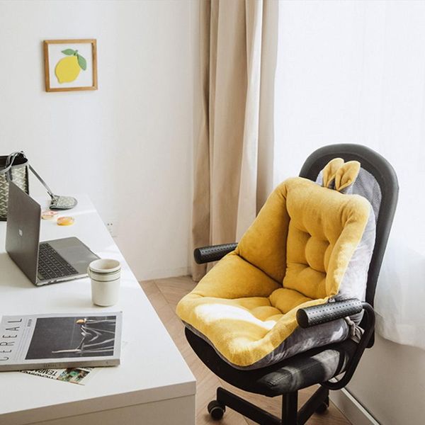 

cushion/decorative pillow available on both sides semi-closed office cushion, one seater, for pain relief, whitening sciatica, with backrest