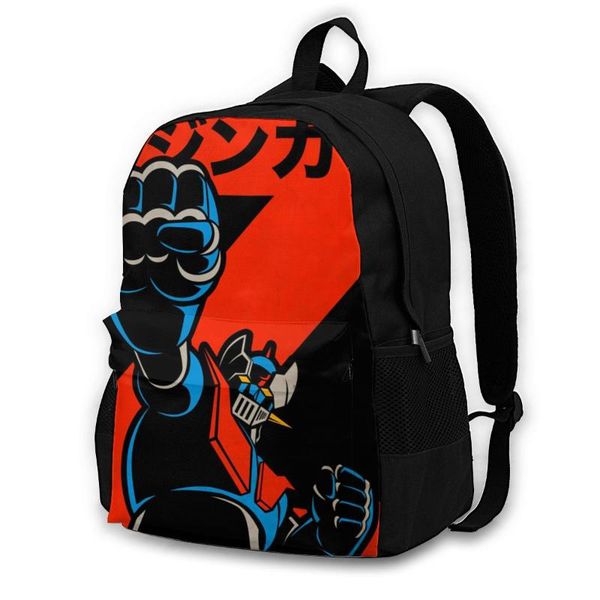 

backpack mazinger z backpacks polyester festival female print unique bags