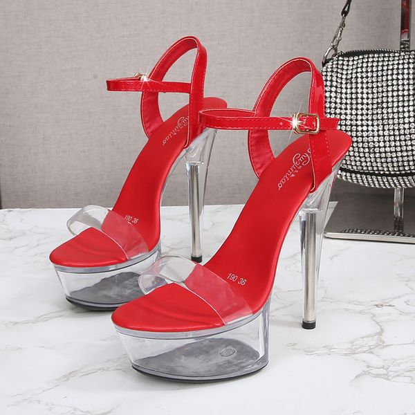 

2021 summer gladiator sandals, pole new high light heels, high-heeled women's shoes, male stripper shoes. 063l, Black