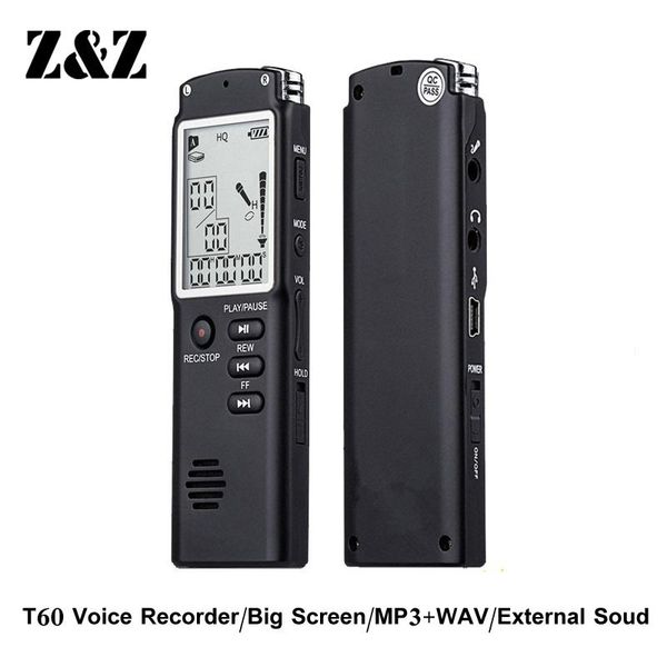 

digital voice recorder portable 32gb original usb professional 96 hours lcd dictaphone audio with wav mp3 player