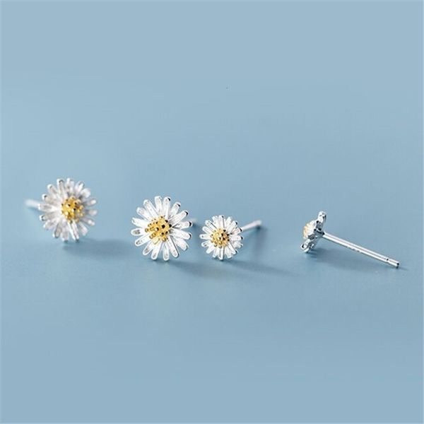 

version small fresh sweet earrings simple temperament flower earrings female