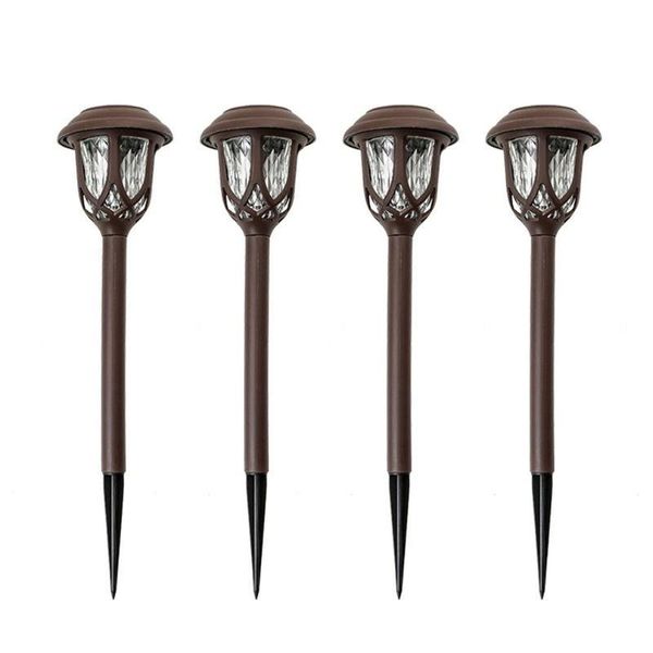

lawn lamps light led decorative lights solar outdoor waterproof garden lamp coffee color