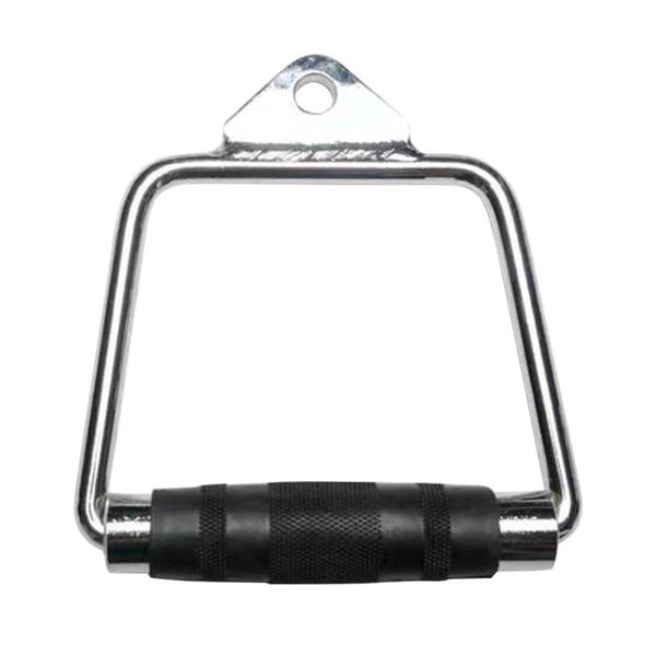 

durable cable attachment single d handle gym exercise with rubber handgrips multifunction high strength workout indoor sports