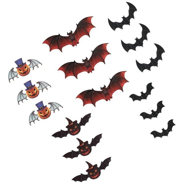 

wall stickers 5sets 3d bat decal decorative party supplies vivid window
