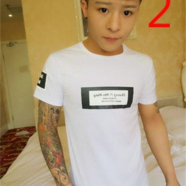 

new 2021 trend ins solid color mid-length simple hong kong style half sleeve t-shirt summer 4j42, White;black