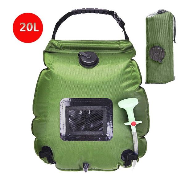 

hydration packs 20l outdoor portable camping shower solar water container storage bath bag for toursim environmental pvc