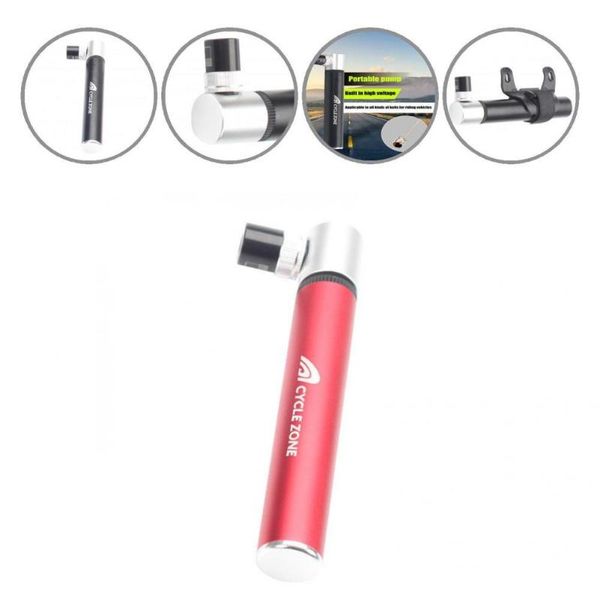 

bike pumps tire pump mini aluminium alloy high strength inflator universal