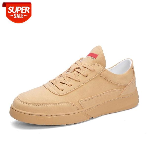 

popular 2019 casual leather shoes for men comfortable flats shoes man lace up brand men sneakers wearable young casual #hq65