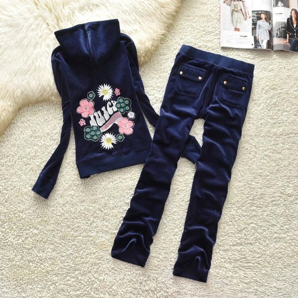 

new women elegant comfortable velour clothing hooded and pants sport suit women long sleeve tracksuit active wear s-2xl, White