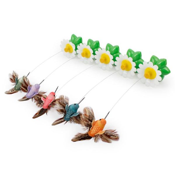 

cat toys gift electric home interactive butterfly flying training funny random color pet accessories battery powered toy