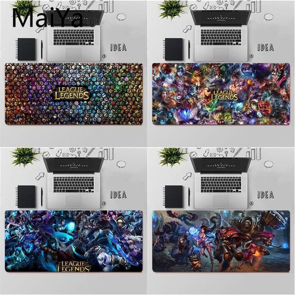 

mouse pads & wrist rests maiya league of legends heroes unique deskpad game mousepad large keyboards mat
