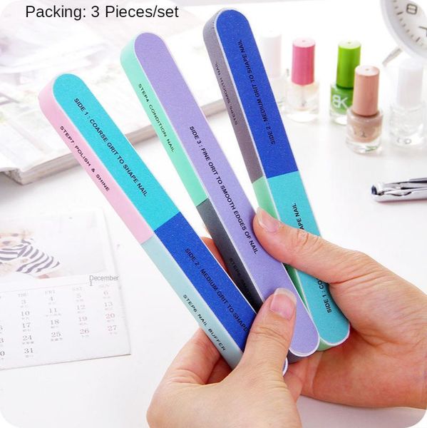 

nail art kits 3pcs/set creative fashion printing nano polishing sand, rubbing strip, six-sided file, tool bar, grinder