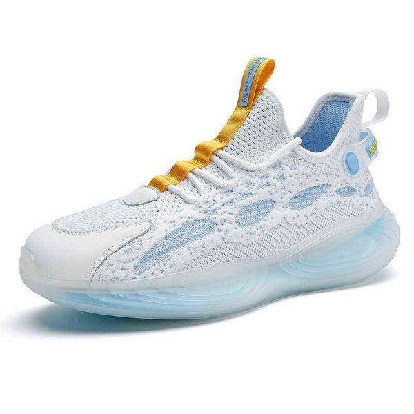 

sports shoes men's summer breathable leisure woven sports trend versatile running, Black