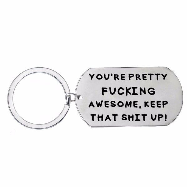 

keychains 12pc/lot valentine's day gift for couple girlfriend boyfriend wife husband key chain keychain stainless steel dog tag keyring, Silver