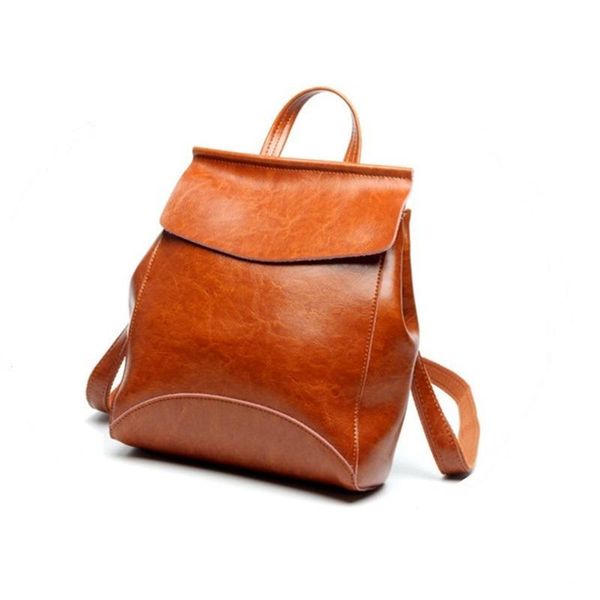 

backpack style brand leather backpacks genuine mochila arrival bags girls women new for rucksacks korean school designer fashion egabt