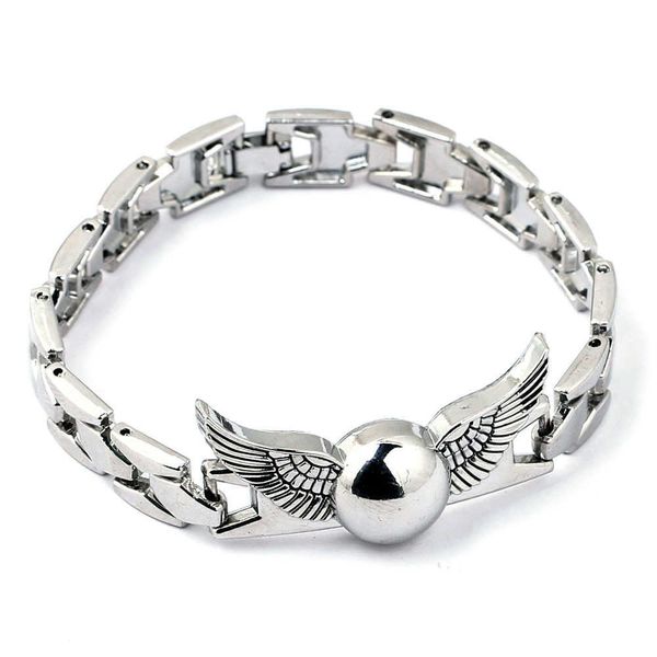 

anime deathly hallows bracelet snitch gold necklace fan gift jewelry accessories g1026, Golden;silver