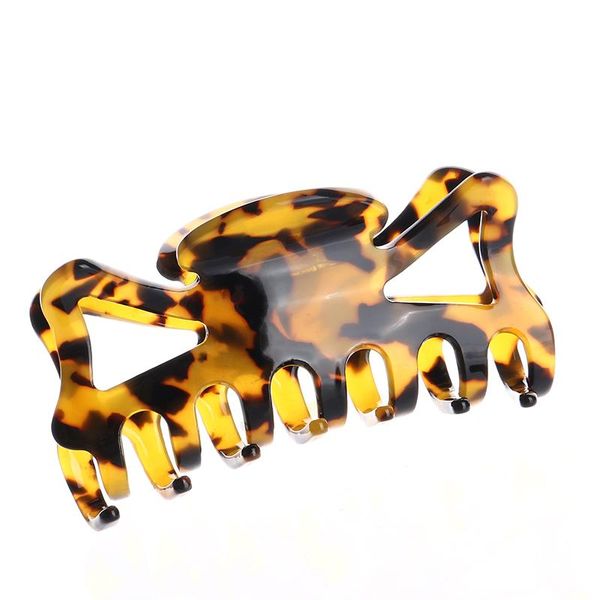 

hair accessories fashion fancy 8.6cm large size acetate acrylic tortoise shell color for long thick women kids