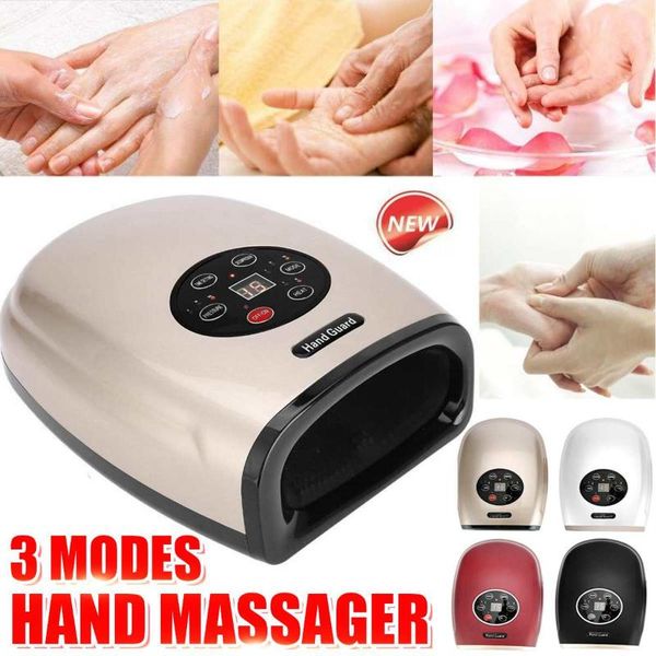 

electric massagers 3 modes heated hand massager physiotherapy equipment palm massage device air compression finger apparatus