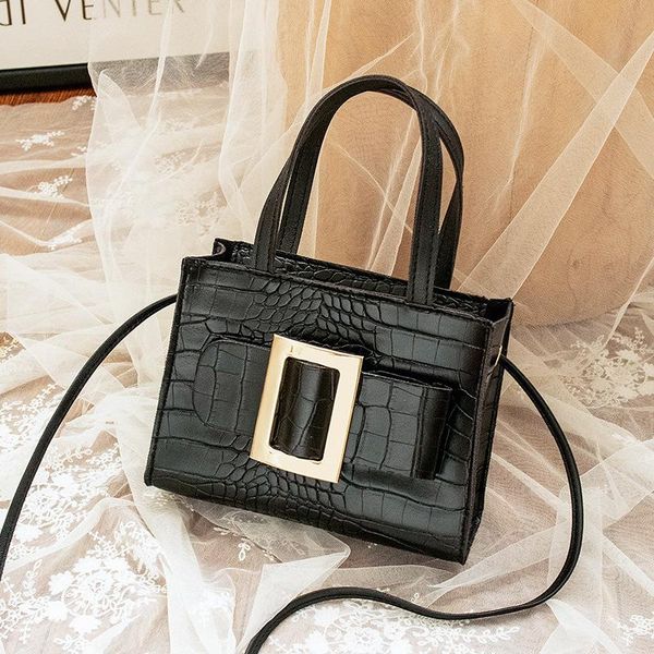 

small purses women bags fashion crocodile pattern shoulder messenger bags leather satchels lady casual mini handbag