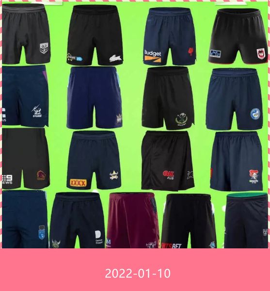 

nrl league rugby shorts jerseys parramatta eels manly canberra cowboys cronulla sharks knights penrith panthers st george jersey, Black;white