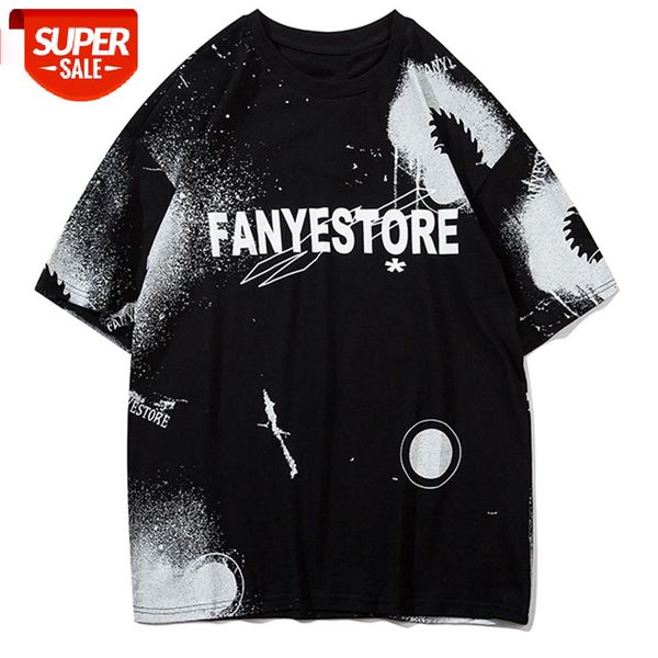 

aelfric eden graffiti letter print hip hop t shirt streetwear men 2020 summer casual tshrt short sleeve harajuku oversized #ow5o, White;black