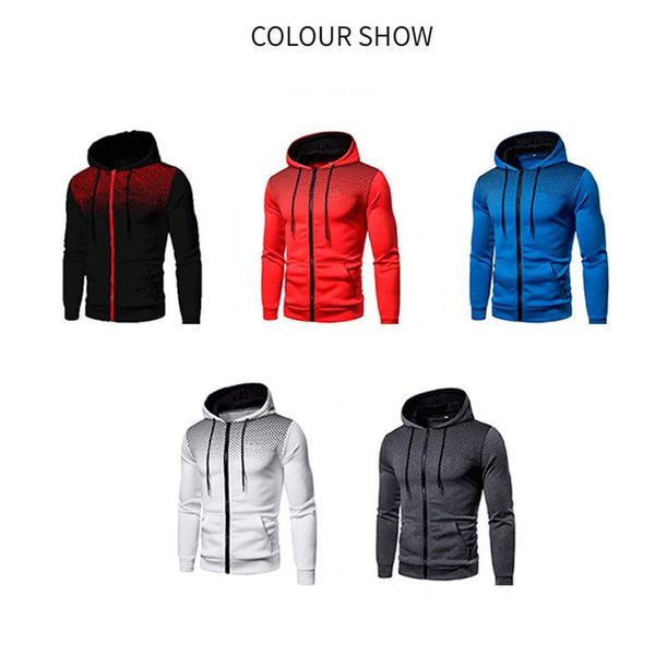 

men's hoodies & sweatshirts 2021 brand spring fall sports sweatshirt outdoor leisure harajuku fashion m hoodie zip cotton motorcycle, Black
