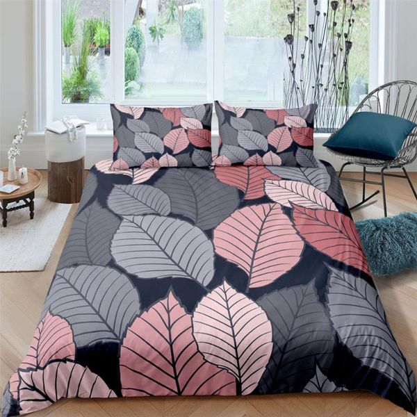 

bedding sets s plant floral leaves duvet cover set 240x220cm king size pillowcase double  fashion quilt