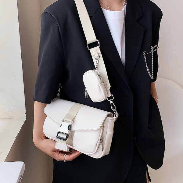 

70% factory store p's double pocket armpit french messenger bag summer 2021 fashion single shoulder