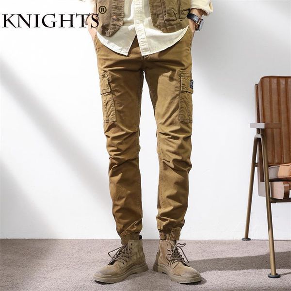 

men's pants 2021 cargo men hip hop streetwear jogger pant slim fashion trousers multi-pockets casual joggers sweatpants, Black