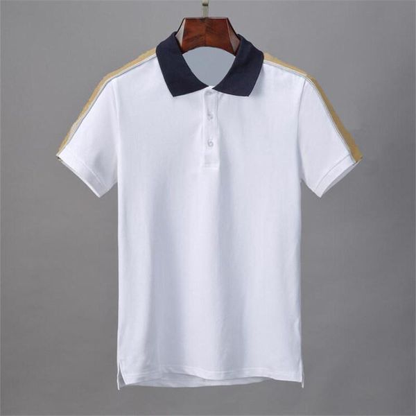 2021 Designer Camisas Polo Masculinas Polo de Luxo Casual Polo T Shirt Serpente Abelha Estampa Letra Bordado Moda Rua Principal Polos Masculinos com Gola de Lapela