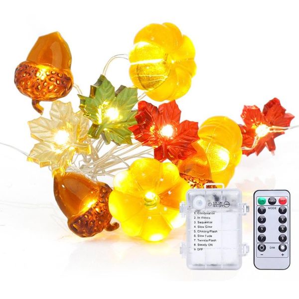 

party decoration led string lights acorn pumpkin shape for bedroom christmas parties wedding centerpiece