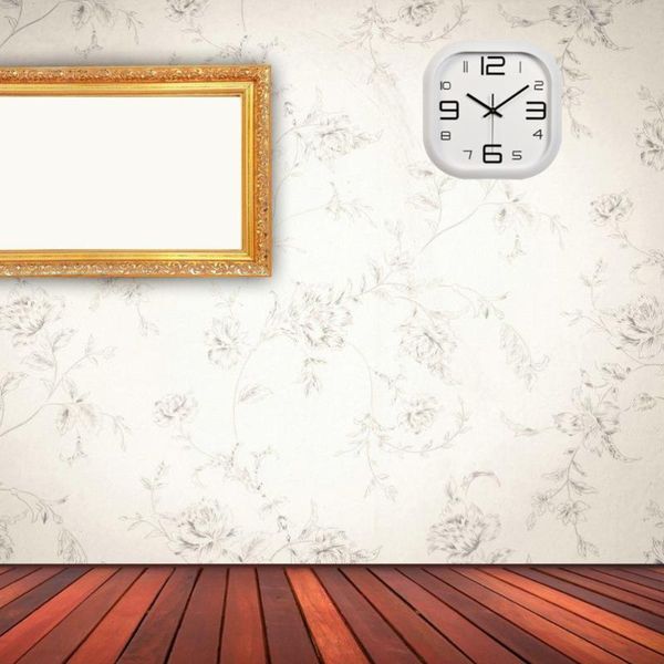 

wall clocks 12inch square clock simple hanging modern decor for living room bedroom office