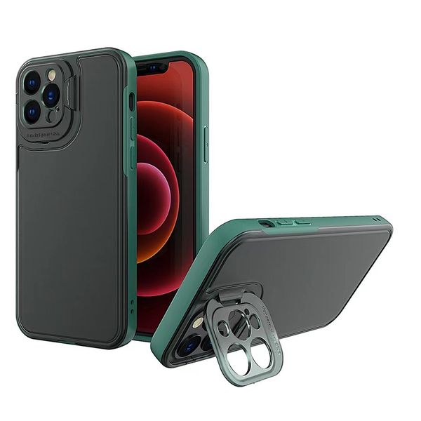 

2 in 1 kickstand airbag matte cell phone cases for iphone 6 7 8 plus x xr xs 11 pro max 12 se2 samsung s21 ultra a02s a32 a52 a72 4g xiaomi
