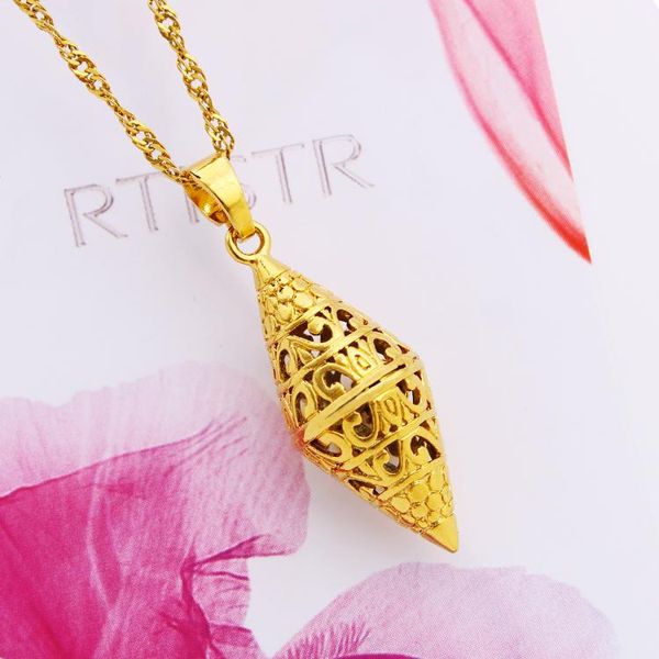 

pendants copper pendant conical necklace gold jewelry, Black