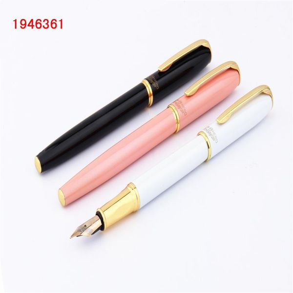

fountain pens 3 colour luxury quality 7023 smooth medium and fine golden nib business office pen