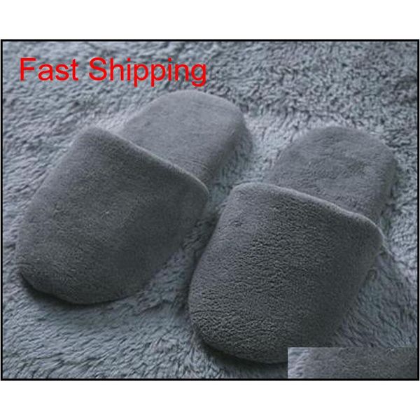 

new five-star l high-end clubhouse bed and breakfast inn disposable slippers thickened coral sli jlldak bdegarden