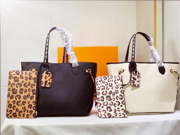 

desinger classic luxurys leather handbag womens purse totes with pouch wallet composite beach bags with small bag