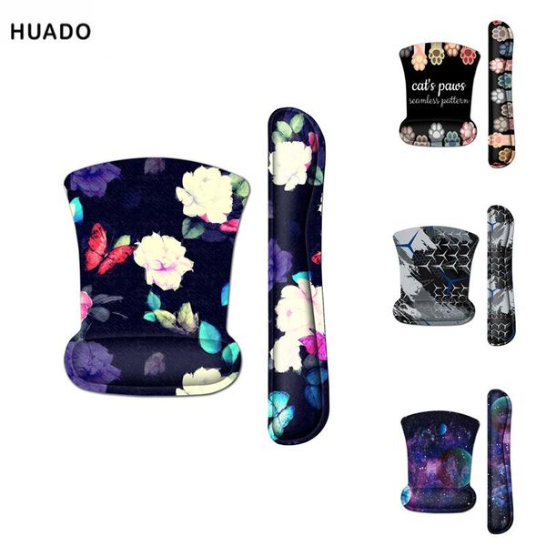 

mouse pads & wrist rests pad rest keyboard and silica gel support with memory foam