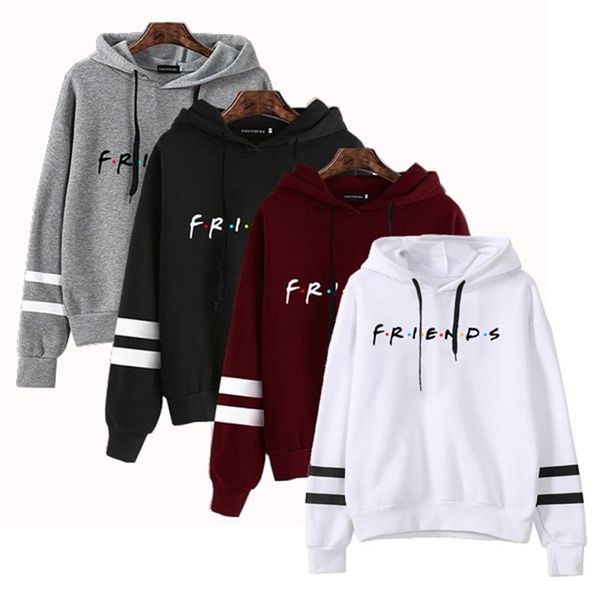 

women's hoodies & sweatshirts women letter printing sweatshirt autumn winter casual long sleeve pullovers hoody men coat clothes, Black