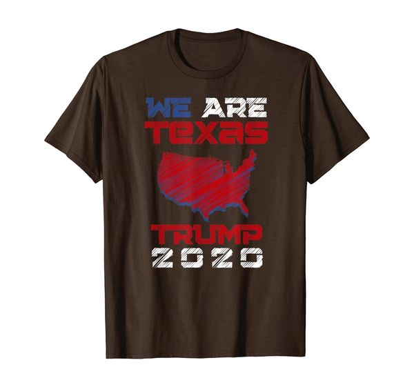 

we are texas not anti-trump but pro-trump 2020 t-shirt, White;black